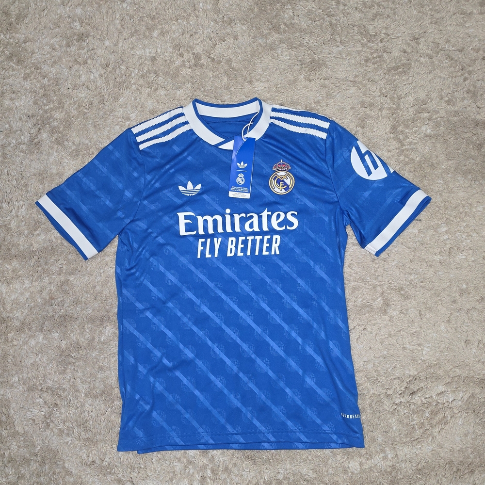 Adidas Originals Real Madrid Blue Soccer Jersey